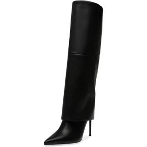 imageSteve Madden Womens Smith Knee High BootBlack Leather