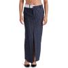 imageSteve Madden Womens Maaike SkirtNavy Pinstripe