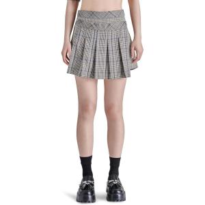 imageSteve Madden Womens Jeanne SkirtBrown Plaid Mix