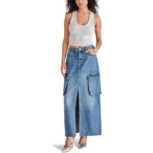 imageSteve Madden Womens Benson SkirtBlue Denim