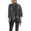 imageSteve Madden SEQUIN FRINGE CROP RUANASilver