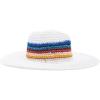 imageSteve Madden Womens Misha Fedora White Multi