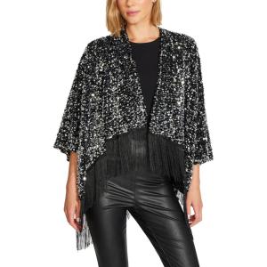 imageSteve Madden SEQUIN FRINGE CROP RUANASilver