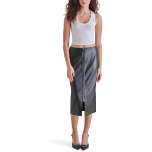 imageSteve Madden Womens Hayes Midi SkirtBlack