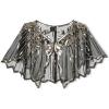 imageSTEVE MADDEN Womens Sequin Shrug Winter White One Size