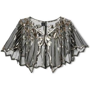imageSTEVE MADDEN Womens Sequin Shrug Winter White One Size