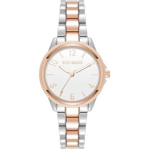 imageSteve Madden Womens Bracelet WatchWhiteTwoTone