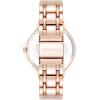 imageSteve Madden Womens Genuine Crystal Accented Bracelet WatchNavy BlueRose Gold