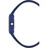 imageSteve Madden Womens Genuine Crystal Accented Silicone Strap WatchNavy BlueRose Gold