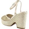 imageSteve Madden Womens Sydnee Heeled SandalGold Raffia