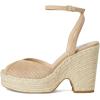 imageSteve Madden Womens Sydnee Heeled SandalTan Suede