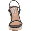 imageSteve Madden Womens Udell Heeled SandalBlack Leather
