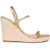 imageSteve Madden Womens Udell Heeled SandalGold Leather