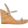 imageSteve Madden Womens Udell Heeled SandalRhinestone Cork