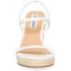 imageSteve Madden Womens Udell Heeled SandalWhite Leather