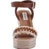 imageSteve Madden Womens Undone Wedge SandalCognac Multi