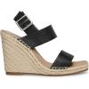 imageSteve Madden Womens Uri Wedge SandalBlack Leather