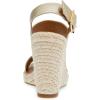 imageSteve Madden Womens Uri Wedge SandalGold Leather