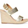 imageSteve Madden Womens Uri Wedge SandalGold Leather