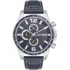 imageSteve Madden Mens Strap WatchNavy BlueSilver