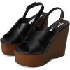 imageSteve Madden Womens Galaxy PumpBlack Leather