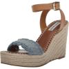 imageSteve Madden Womens Undone Wedge SandalDenim Multi