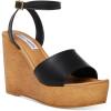 imageSteve Madden Womens Welsh Heeled SandalBlack Leather