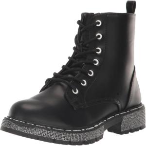 imageSteve Madden Girls Wordle Combat BootBlack