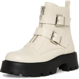 imageSteve Madden Girls Wrenn Motorcycle BootBone