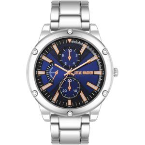 imageSteve Madden Mens Bracelet WatchBlueSilver