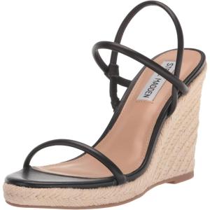 imageSteve Madden Womens Udell Heeled SandalBlack Leather