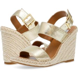 imageSteve Madden Womens Uri Wedge SandalGold Leather