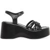 imageSteve Madden Womens Crazy Heeled SandalBlack Leather
