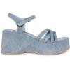imageSteve Madden Womens Crazy Heeled SandalDenim