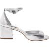 imageSteve Madden Womens Ella Heeled SandalSilver Leather