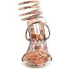 imageSteve Madden Womens Exotica Ankle Wrap Stiletto Dress SandalOrange Snake