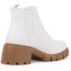 imageSteve Madden Womens Howler Chelsea BootWhite Tan