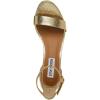 imageSteve Madden Womens Irenee Heeled SandalGold Lizard