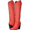imageSteve Madden Womens Lasso Western BootRed Leather