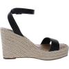 imageSteve Madden Womens Upstage Wedge SandalBlack Leather