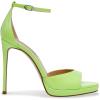 imageSteve Madden Womens Wiley Heeled SandalLime Patent