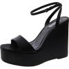 imageSteve Madden Womens Cecee Heeled SandalBlack Satin