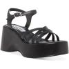 imageSteve Madden Womens Crazy Heeled SandalBlack Leather