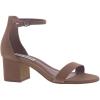 imageSteve Madden Womens Irenee Heeled SandalTan Nubuck Buckle
