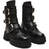 imageSteve Madden Womens Roland Motorcycle BootBlack Leather