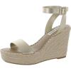 imageSteve Madden Womens Upstage Wedge SandalGold Leather