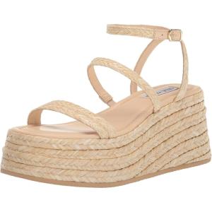imageSteve Madden Womens Abundant Espadrille Wedge SandalNatural Raffia