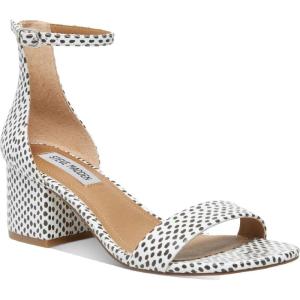imageSteve Madden Womens Irenee Heeled SandalBlackWhite