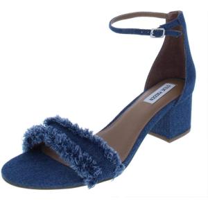 imageSteve Madden Womens Irenee Heeled SandalDenim