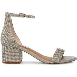 imageSteve Madden Womens Irenee Heeled SandalSilver Rhinestone
